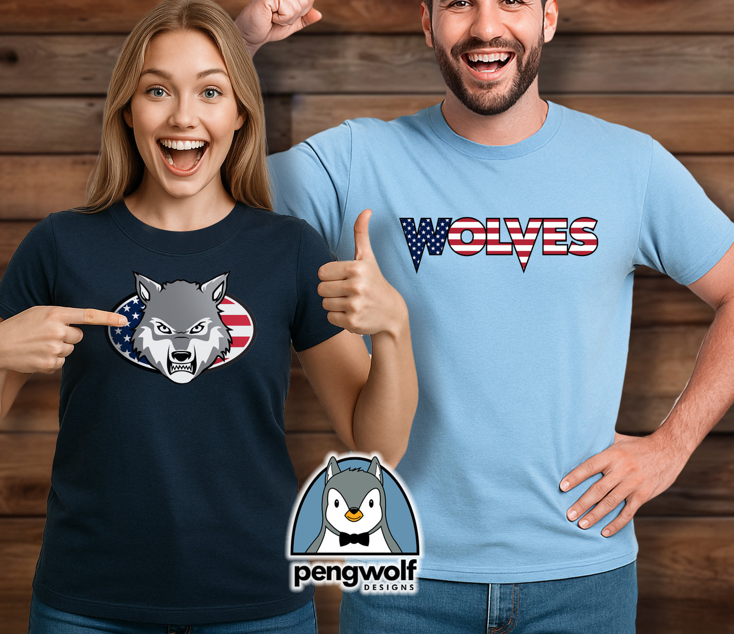Flag Wolves