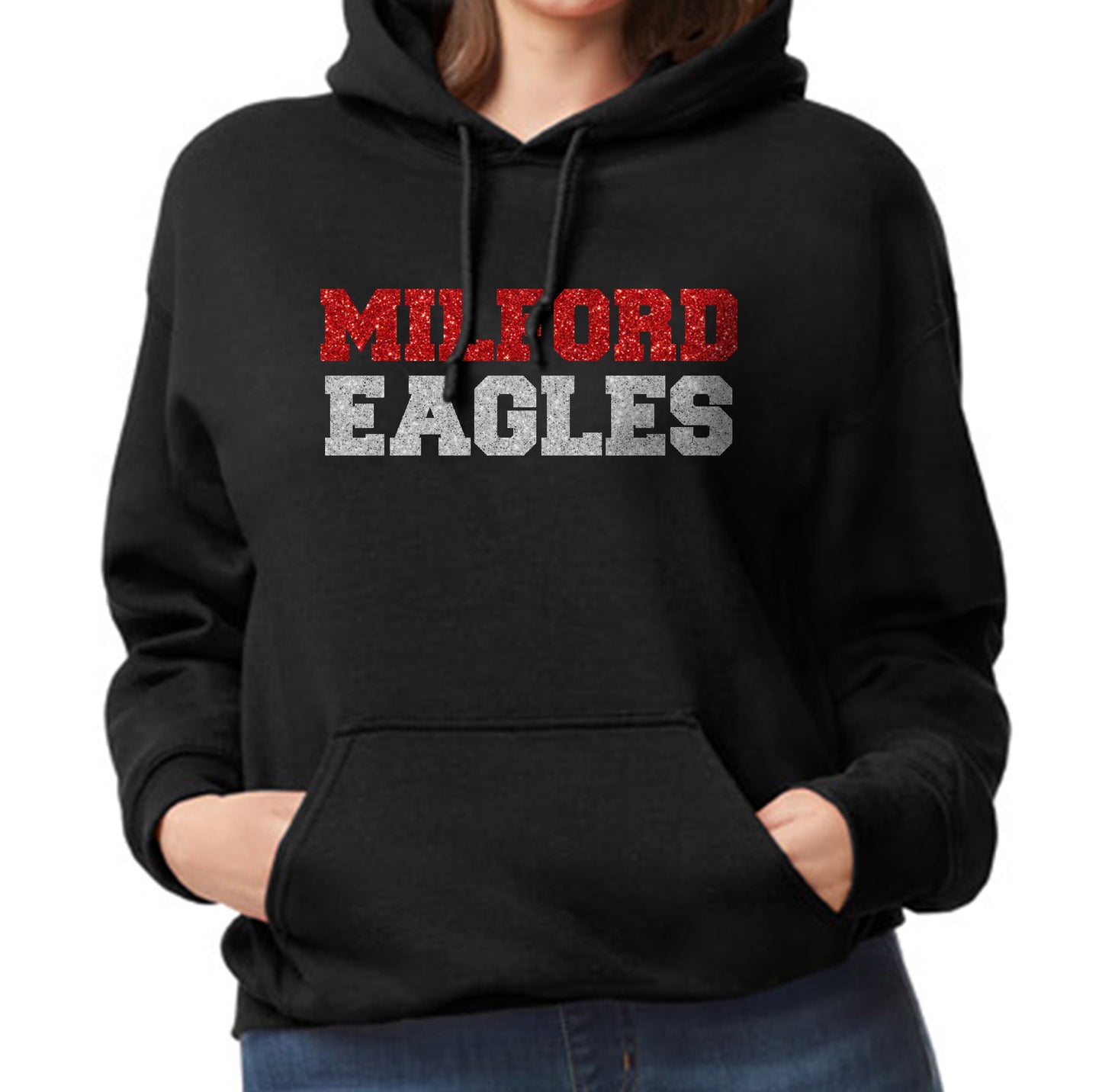 Milford Eagles GLITTER - Block