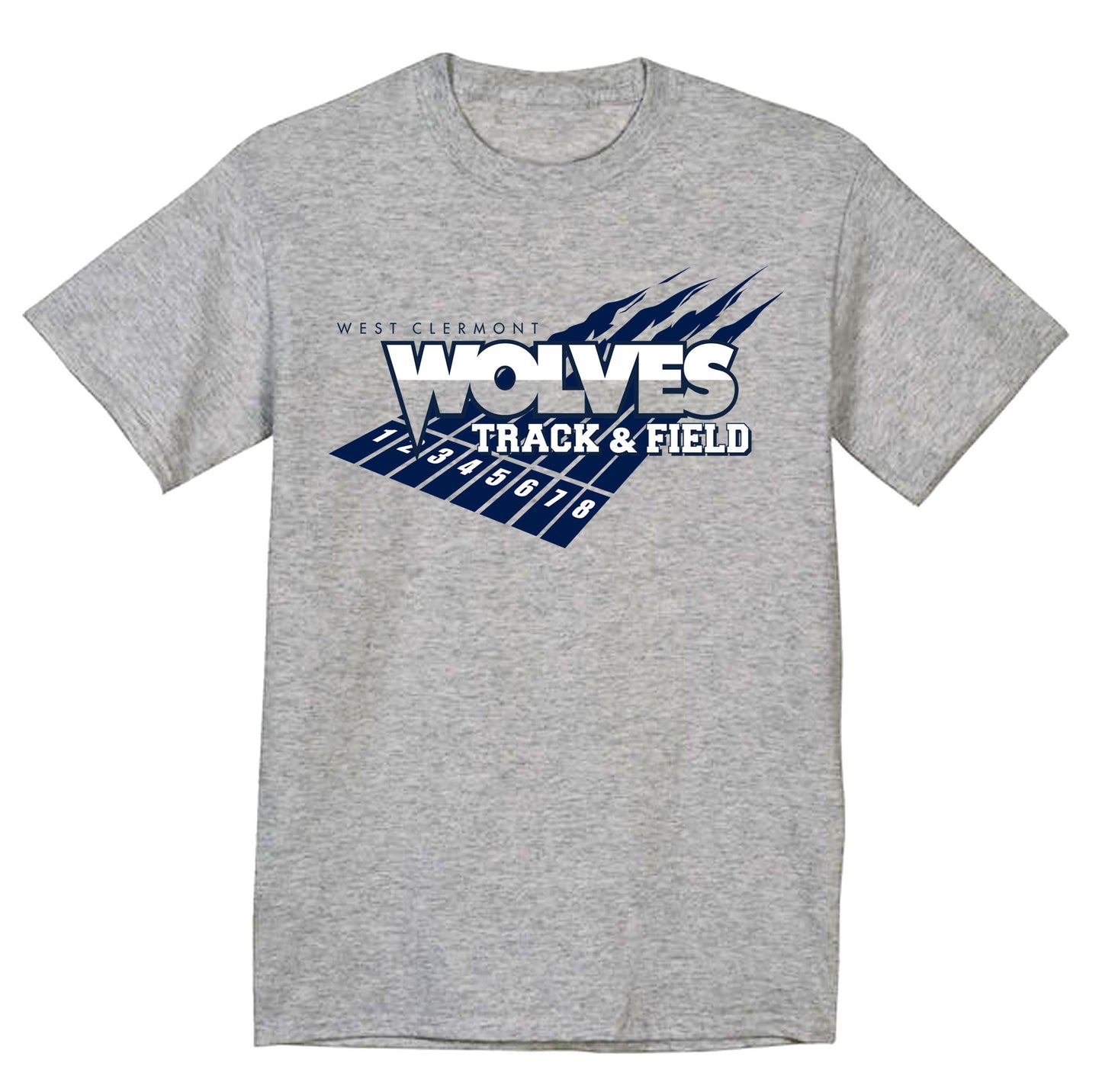 WOLVES Track & FIeld on GRAY